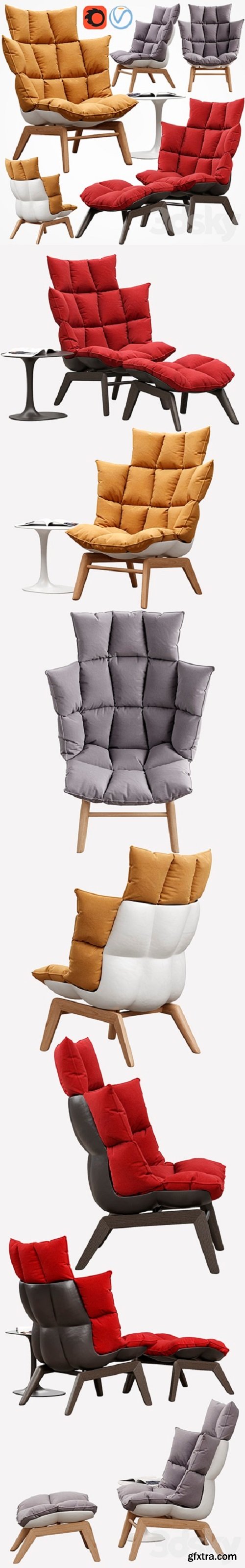 Husk armchair