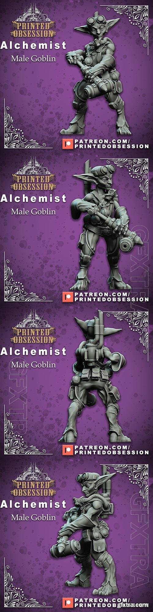 Alchemist - Male Goblin 3D Print