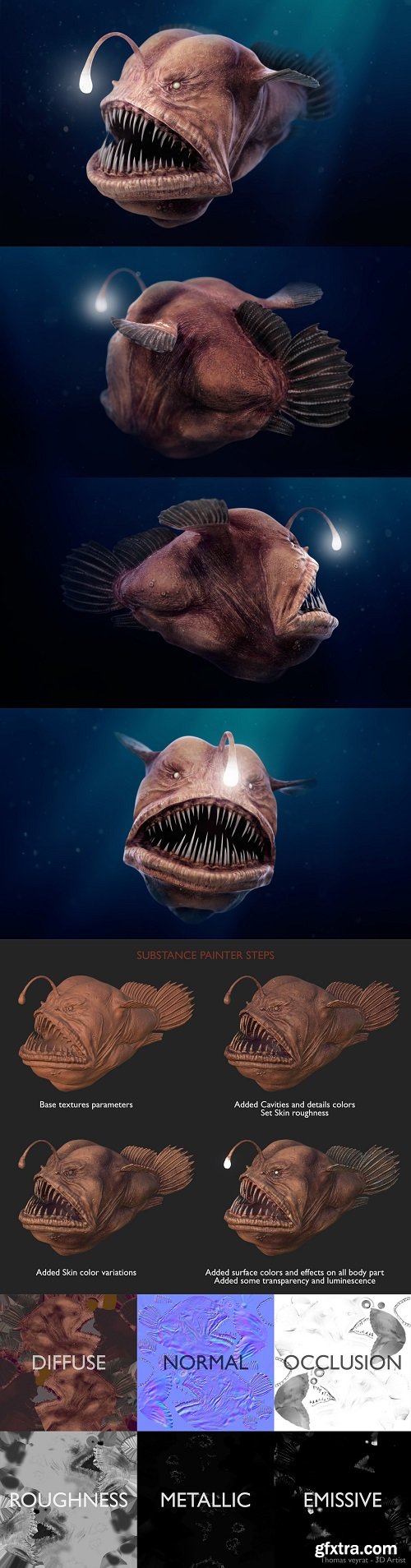 Angler Fish 3D Model