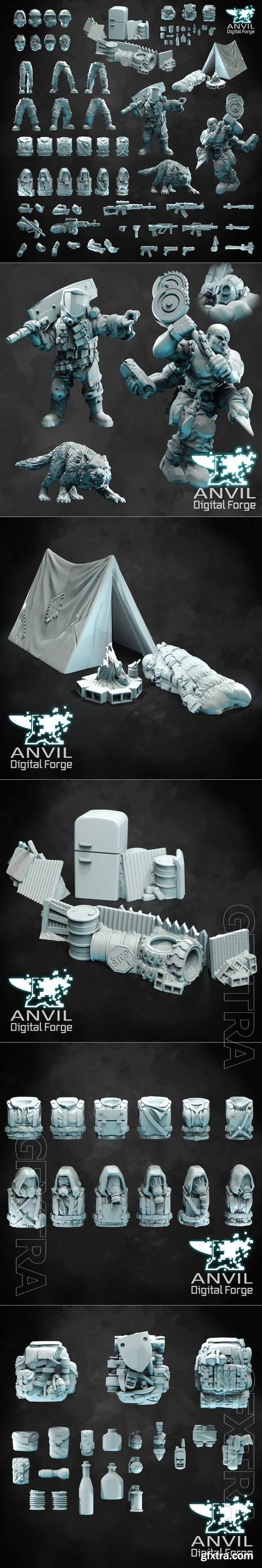 Anvil Digital Forge - Modern Post-Apocalypse 3D Print