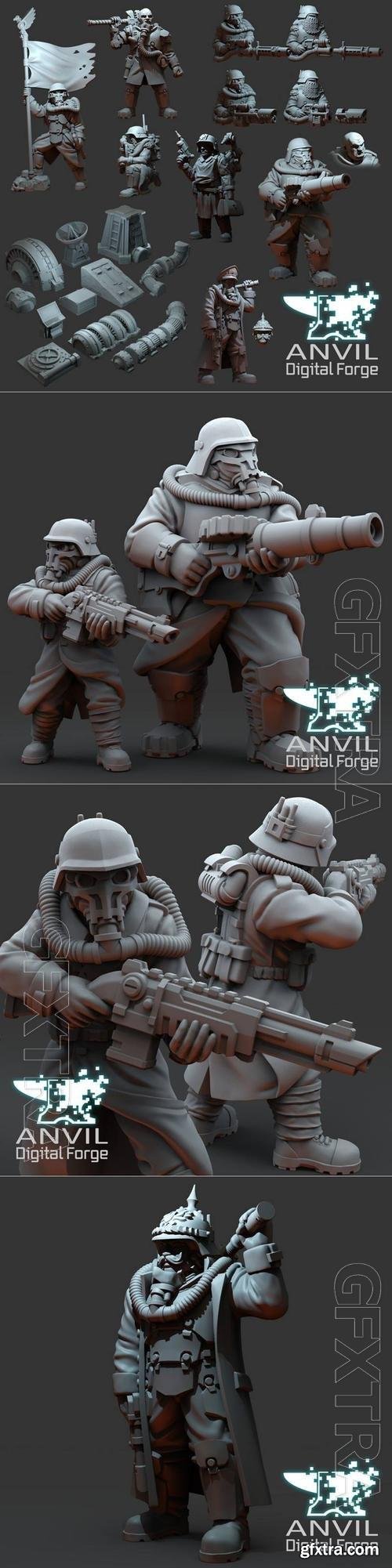 Anvil Digital Forge - Over the Top Armoured Trencher 3D Print