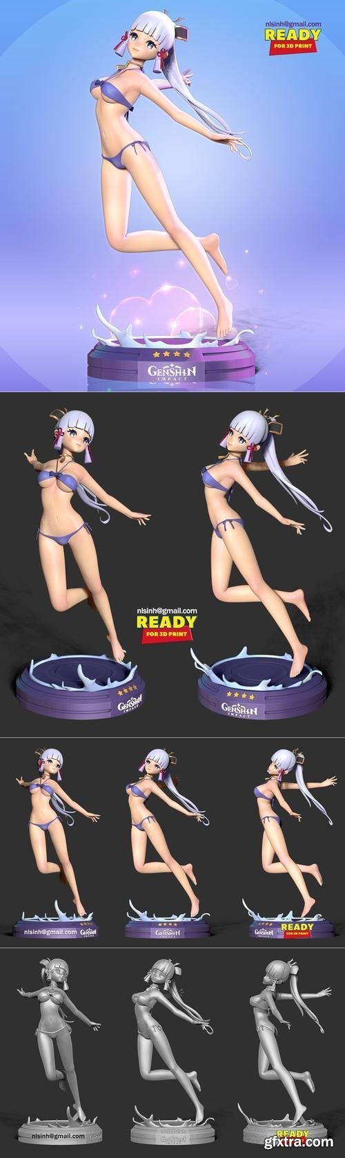 Ayaka in bikini - Genshin Impact – 3D Print Model