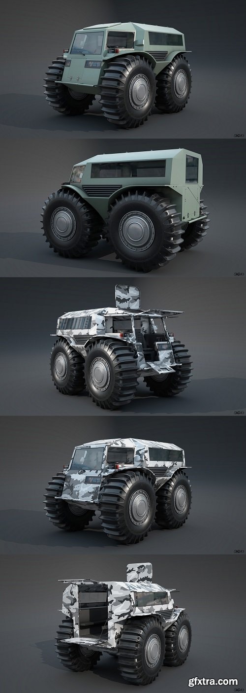 All Terrain Vehicle 3D Model