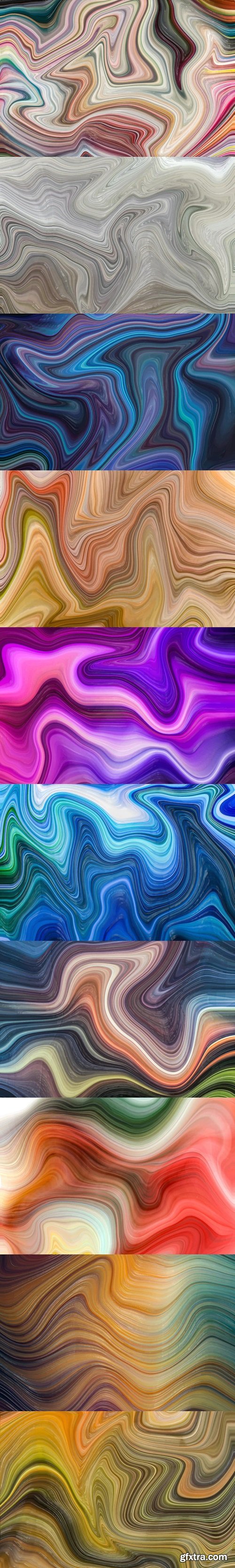 Abstract nature liquid plastic marbling paint texture background