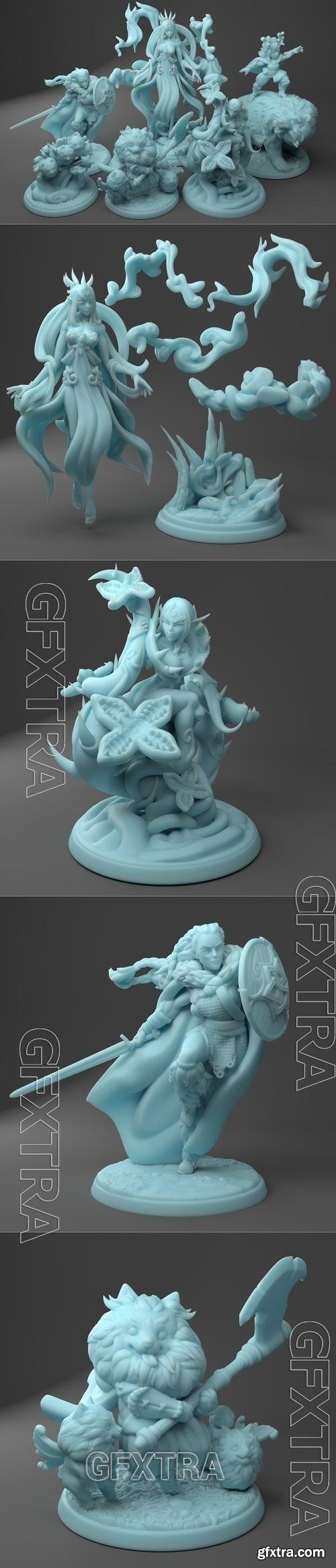 Twin Goddess Miniatures March 2021 3D 