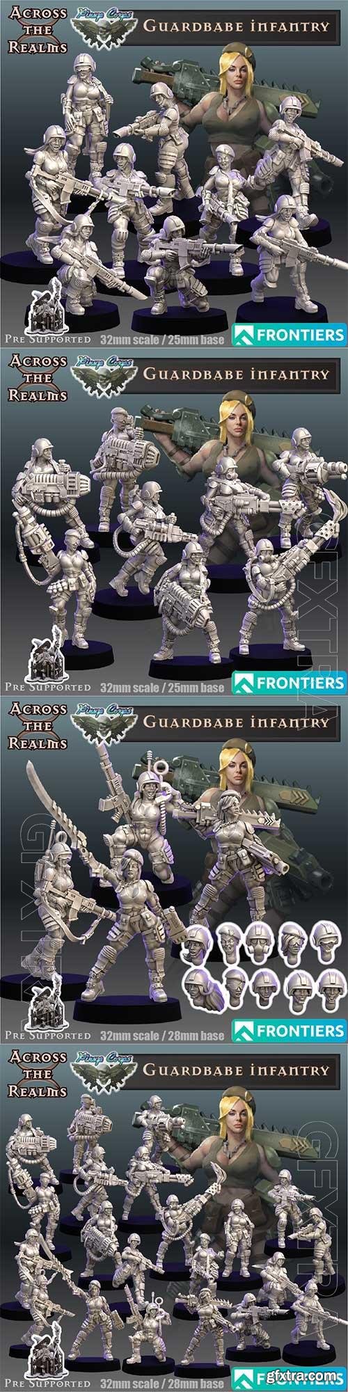 Guardbabe Infantry 3D Print