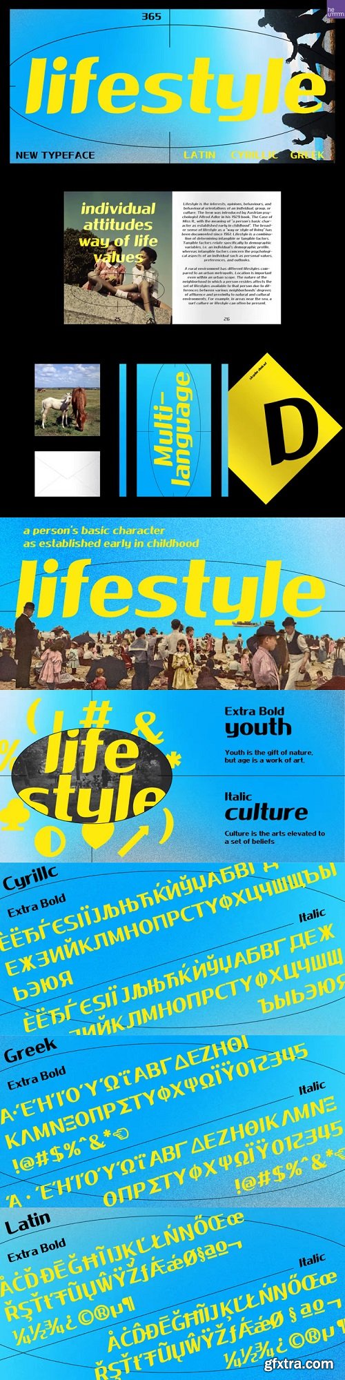 HU Life Style Font Family