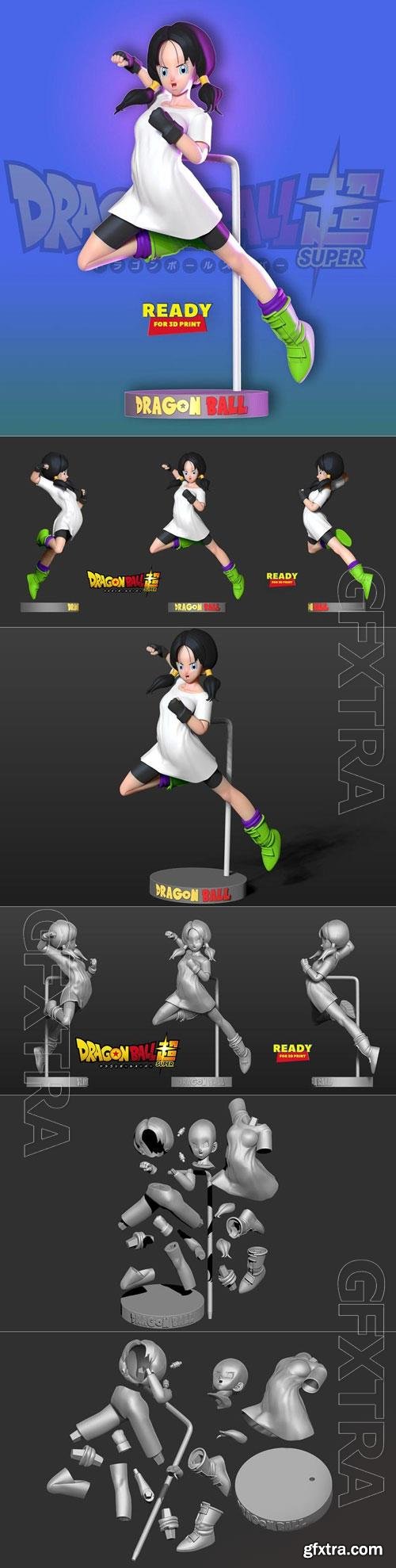 Videl - Dragon Ball 3D Print