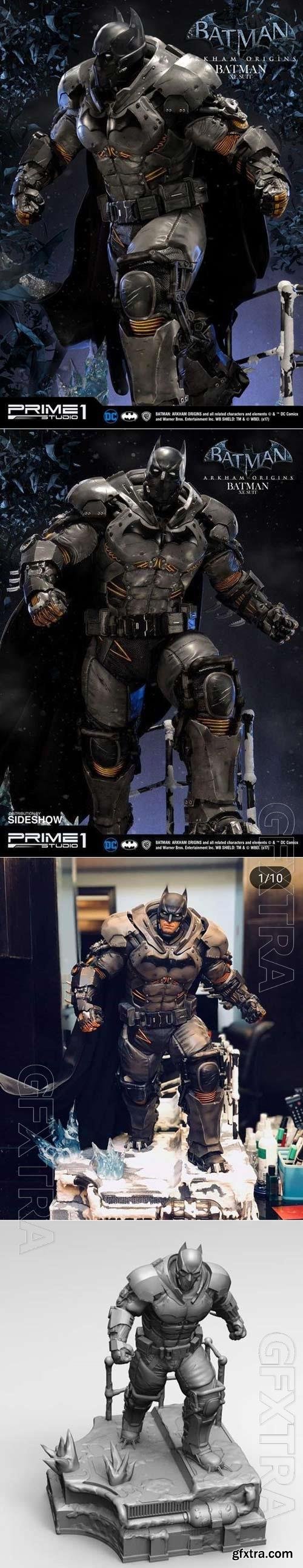 Batman Arkham Origins XE Suit Statue 3D Print