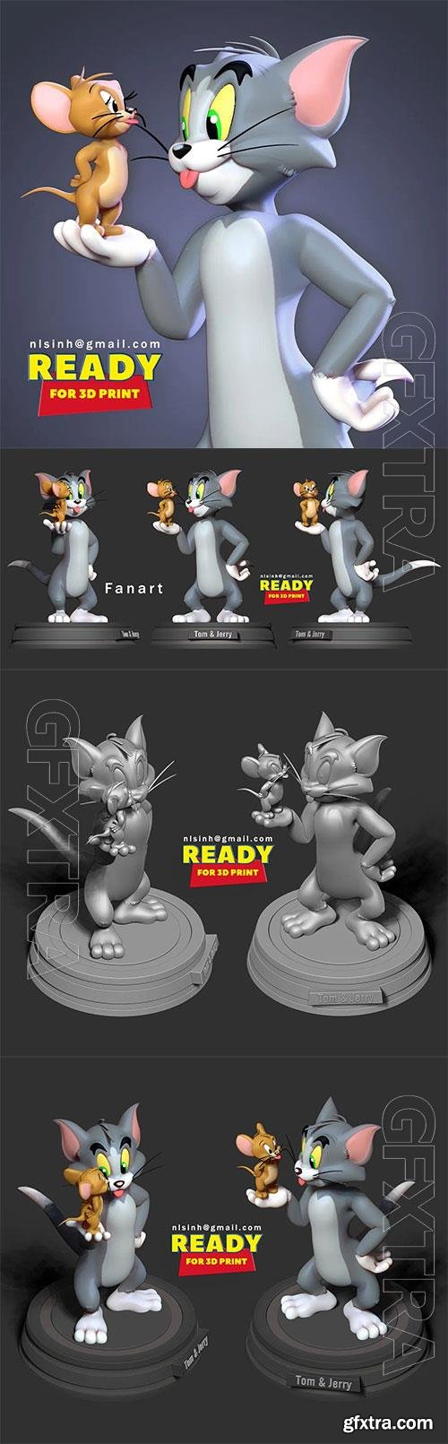 Tom & Jerry 3D Print