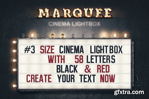 Marquee Light Bulbs - Front View