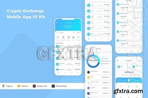 Crypto Exchange Mobile App UI Kit GRPGFG5