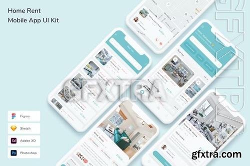 Home Rent Mobile App UI Kit A88NSJZ