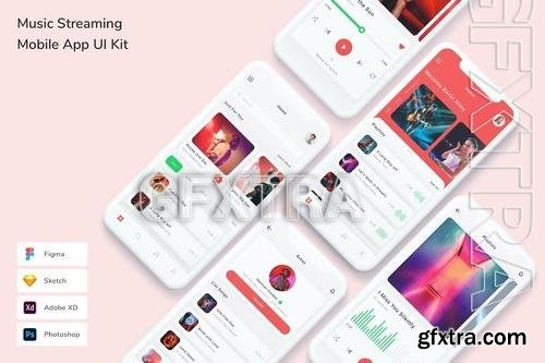 Music Streaming Mobile App UI Kit LNBAA6F