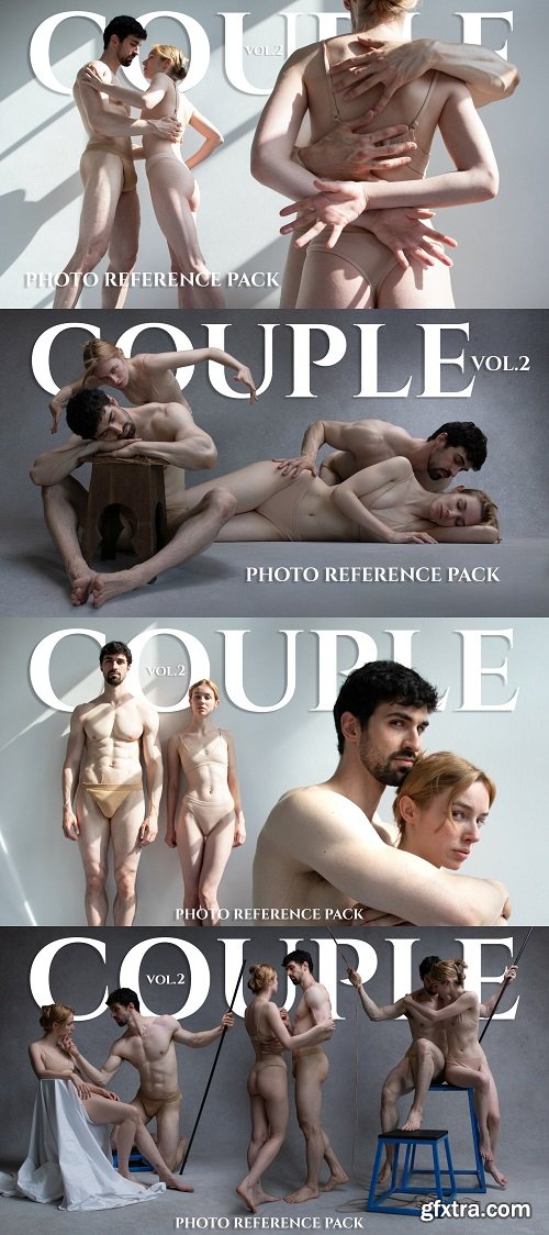 Artstation - Satine Zillah - Couple vol. 2 Photo Reference Pack For Artists-220 JPEGs