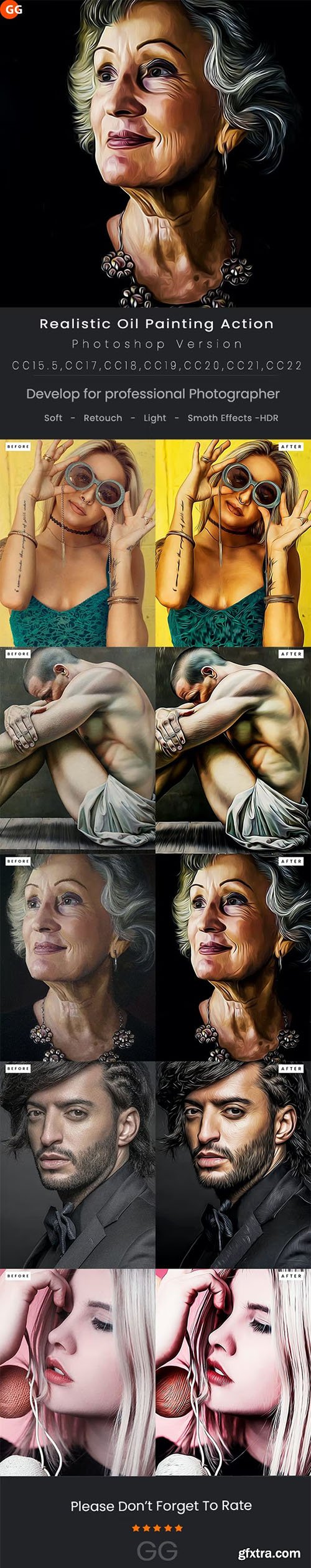 GraphicRiver - Realistic Oil Painting Action 39179461