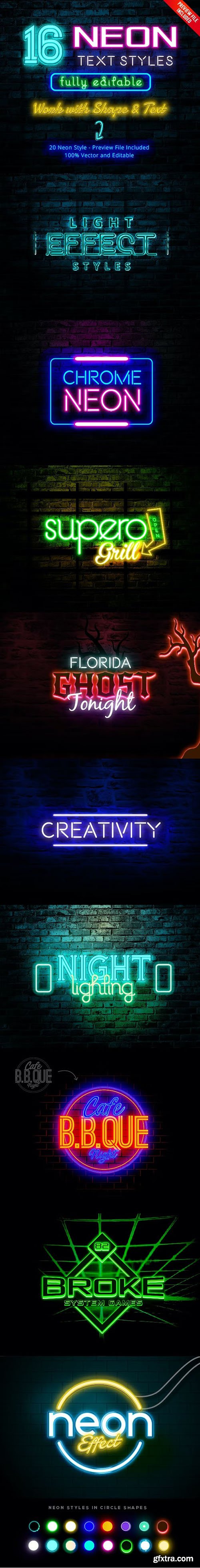 GraphicRiver - Vintage Neon Styles Vol.03 22995645