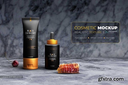 Cosmetic Mockup - Black Luxury Style 67G7A6C