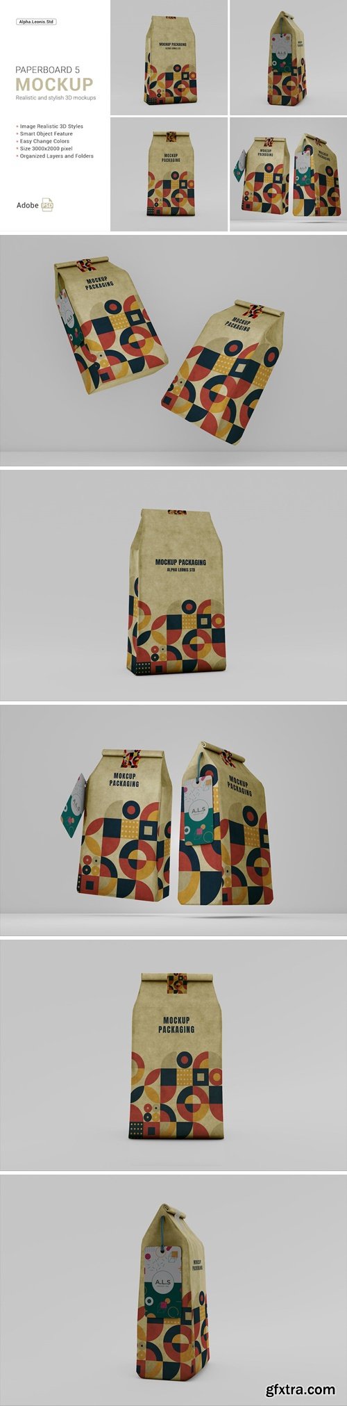 Mockup Packaging Coffee HLAEPZZ