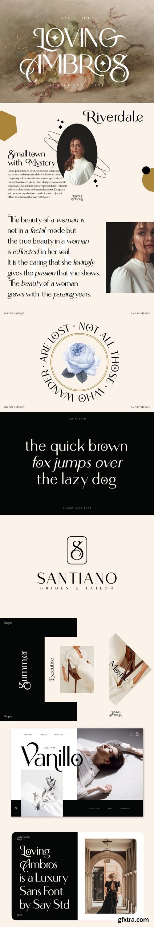 Loving Ambros Font