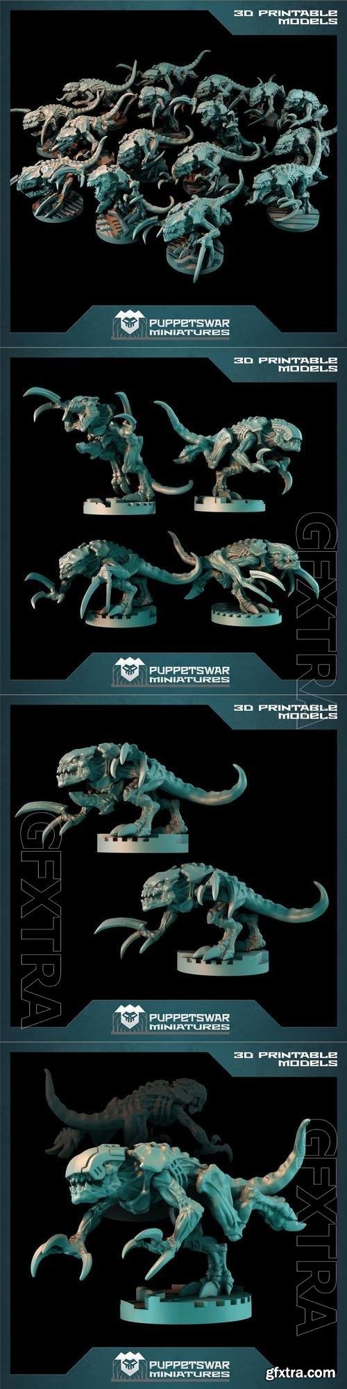 Puppetswar Miniatures - Warriors Pack 3D Print