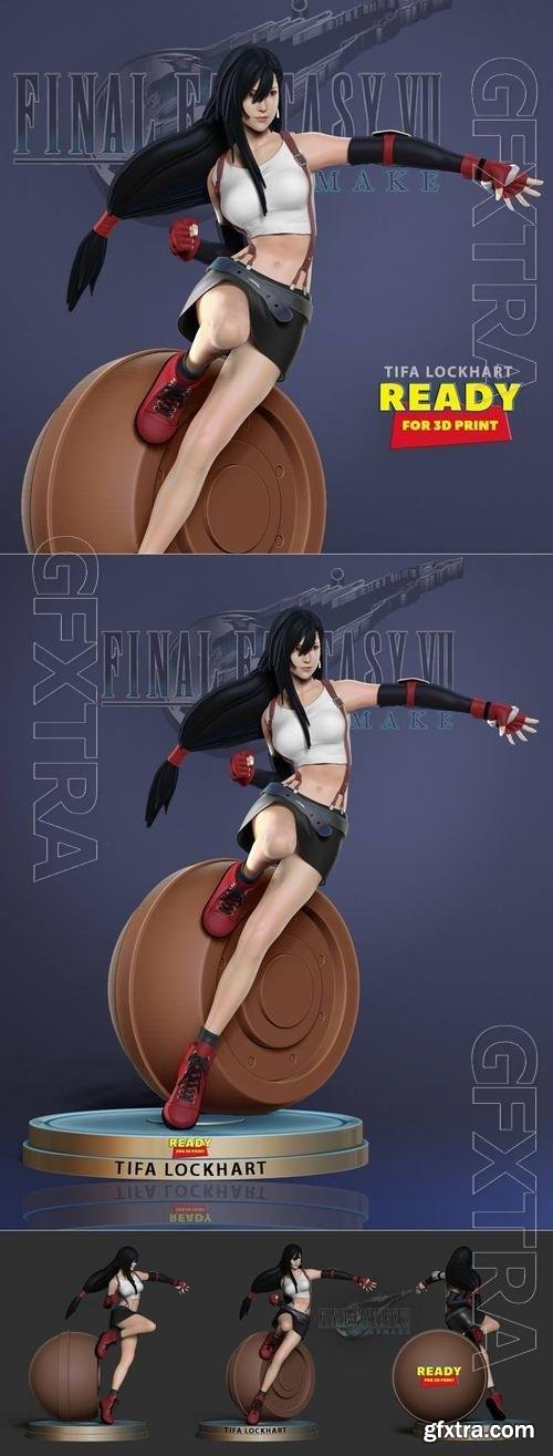 Tifa Lockhart Final Fantasy VII Remake 3D Print