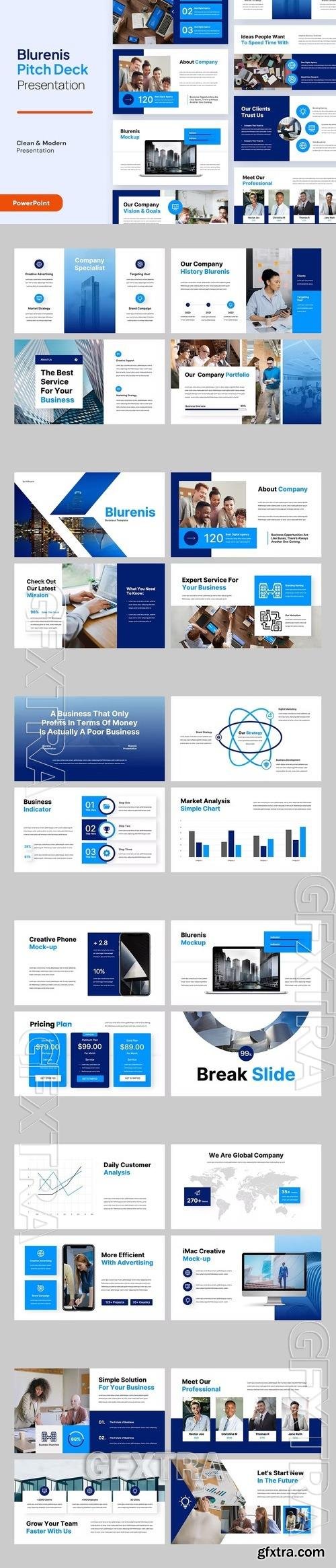 Pitch Deck Powerpoint Template 5FL88D8