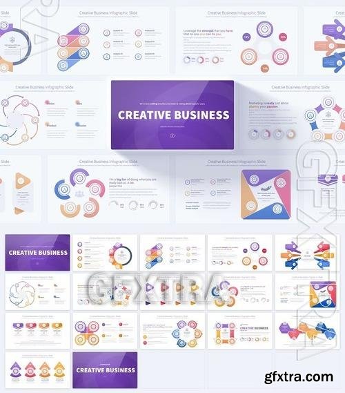 Creative Business - PowerPoint Infographics Slides V83QN7C