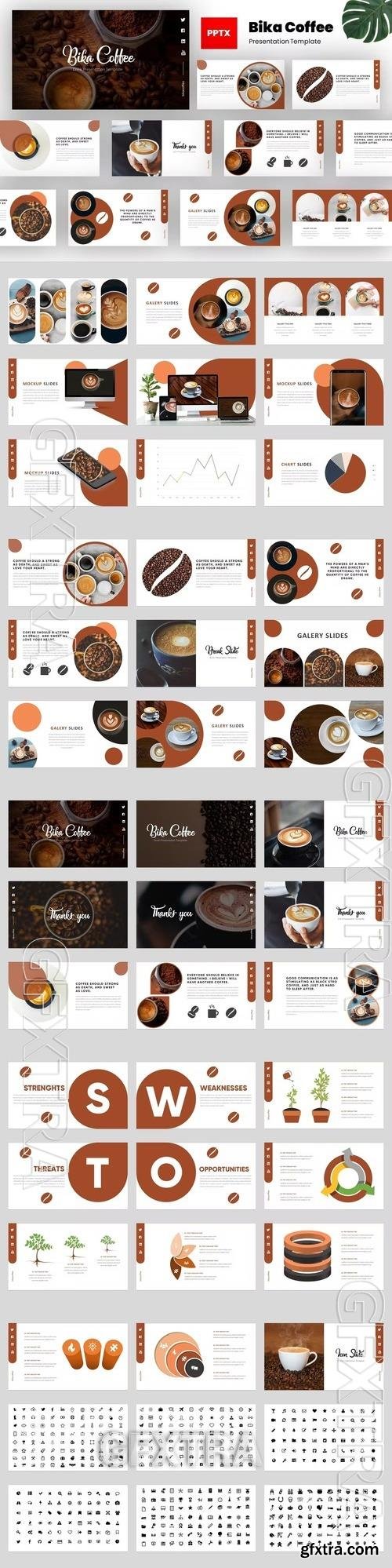 Bika Coffee - Coffee Shop Powerpoint Template GK2XDF5