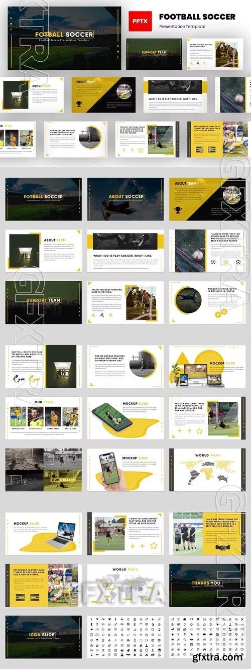 Soccer & Football Club Powerpoint Template HWG8XZM