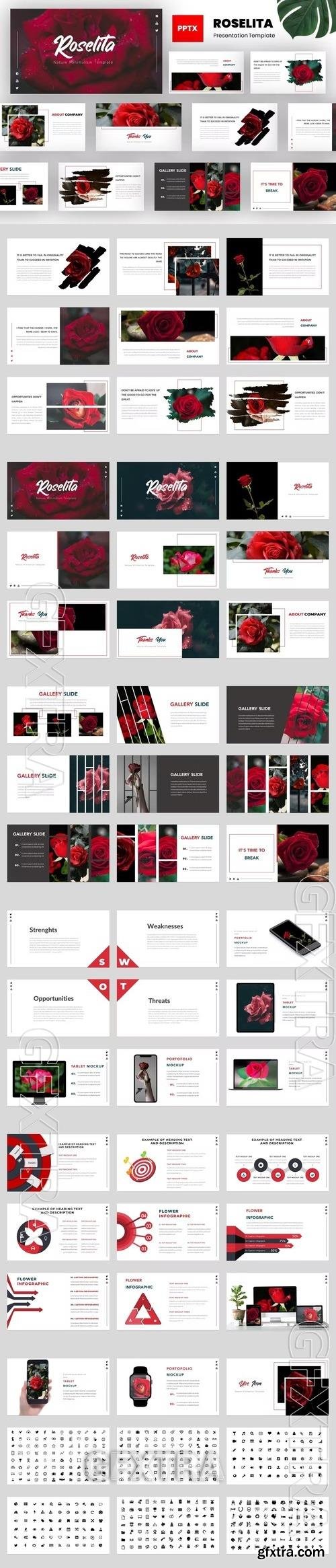 Roselita - Nature Minimalism Powerpoint Template GZ7KQ2R