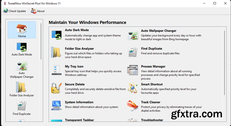 TweakNow WinSecret Plus for Windows 11 v3.2.0