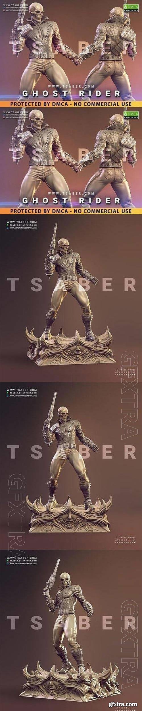 Ghost Rider Statue 3D Print