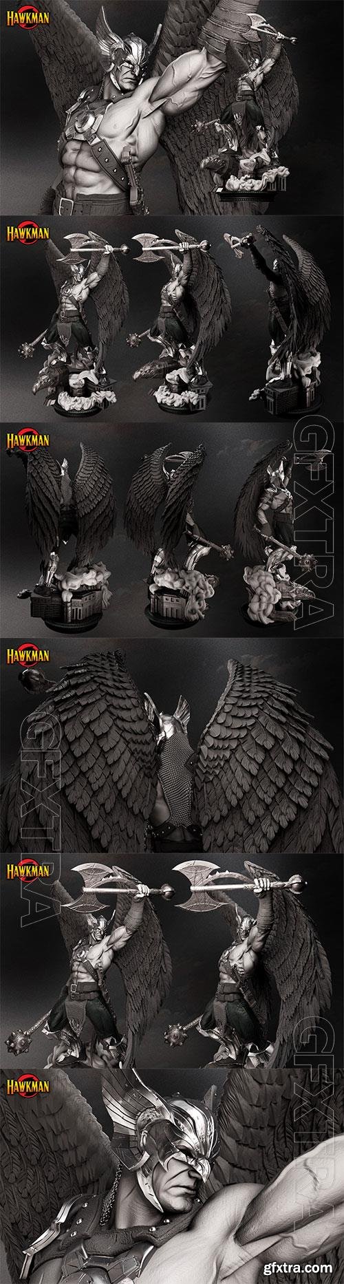 Hawkman Sculpture 3D Print