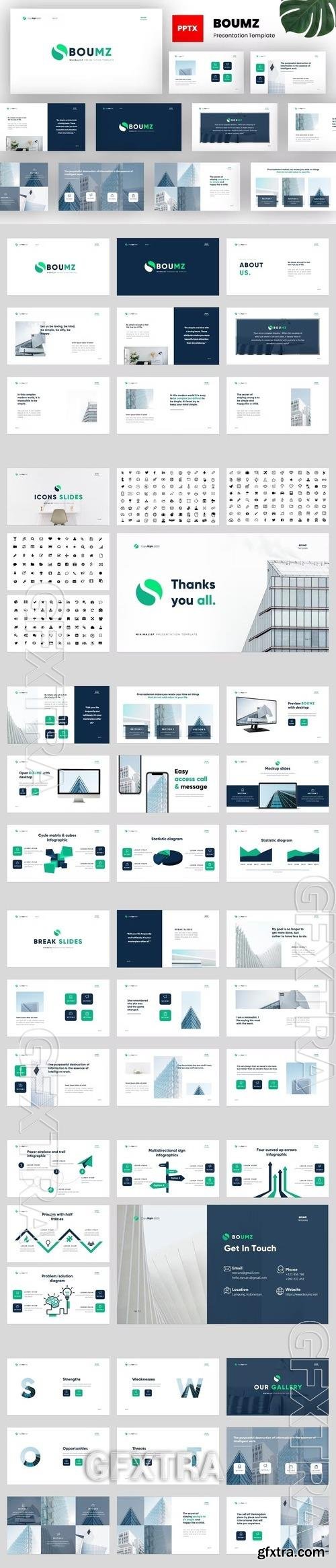 Boumz - Minimal Powerpoint Template REVRYRR