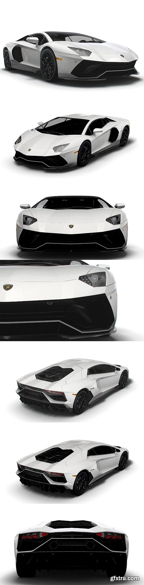 Lamborghini Aventador LP 780 4 Ultimate 2022 3d model