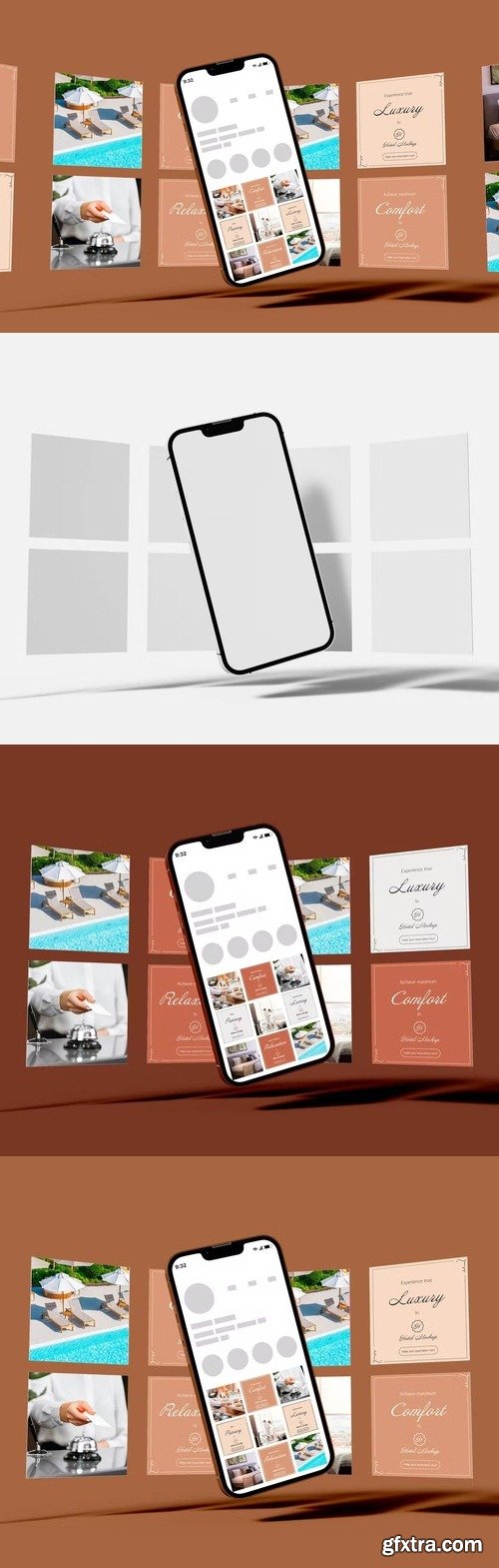 Hotel Experience Screen Mockup