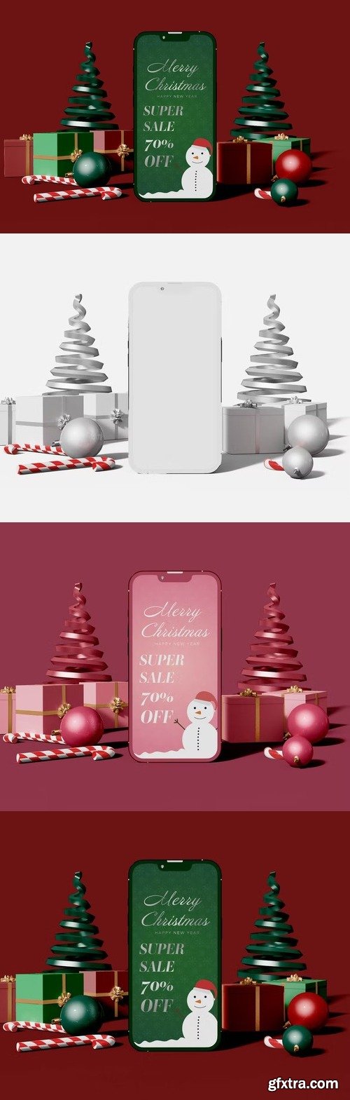 Christmas Template Mockup