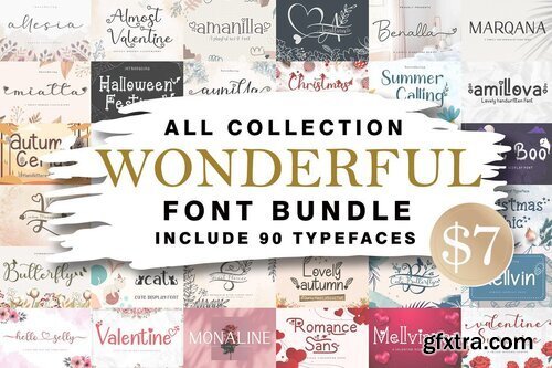 Wonderful Collection Font Bundle