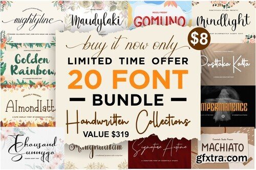 The Wonderful Collection Font Bundle