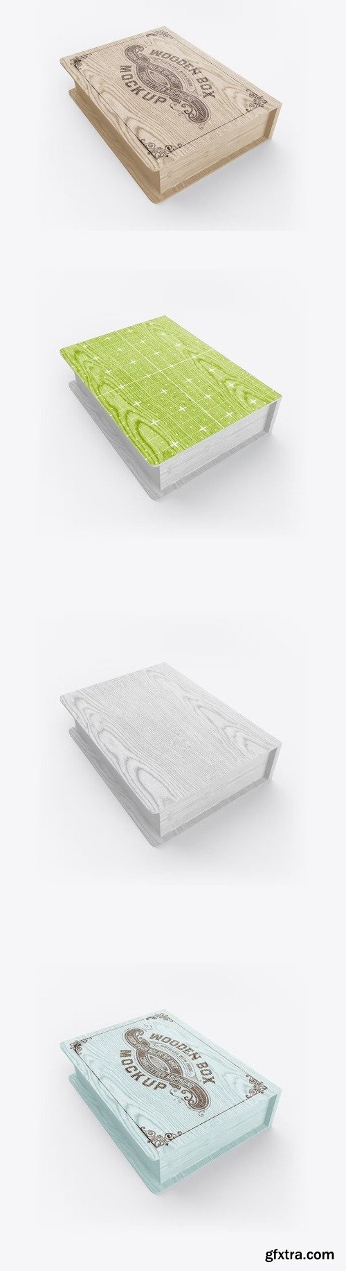 Wooden Box Mockup