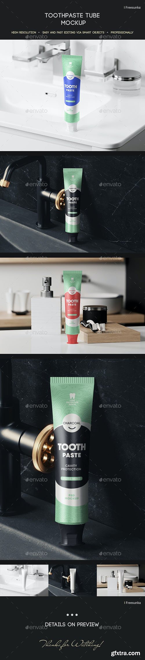 GraphicRiver - Toothpaste Tube Mockup 39000901