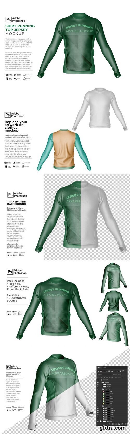 CreativeMarket - Shirt Running Top Jersey 7356862