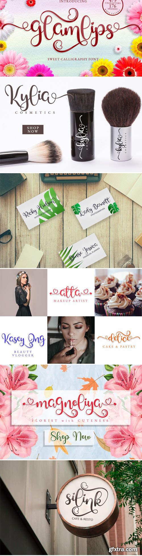 Glamlips - Sweet Calligraphy Script Font