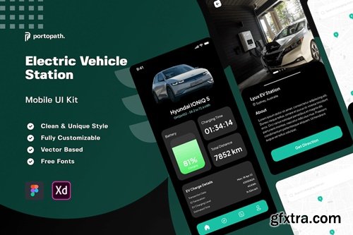 Electric Vehicle Mobile UI JVYZ8KY