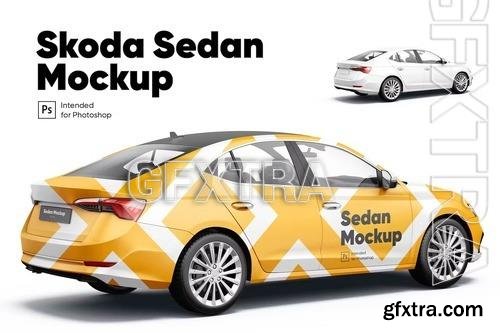 Skoda Octavia Sedan Mockup RT5NK2B