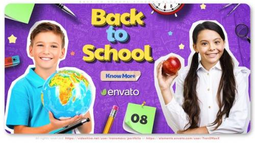 Videohive - Back to School Student Blog - 39160887 - 39160887