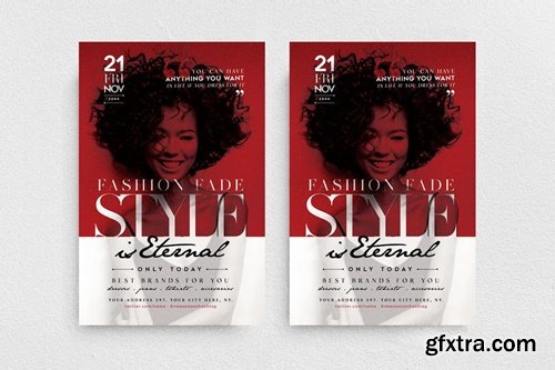 Fashion Style Is Eternal Flyer Template 5HGZPZX