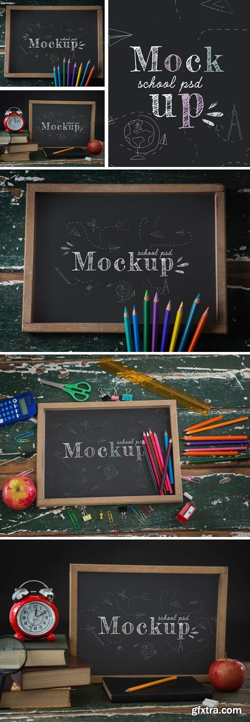 School Chalkboard Mockup 5QGQU5V