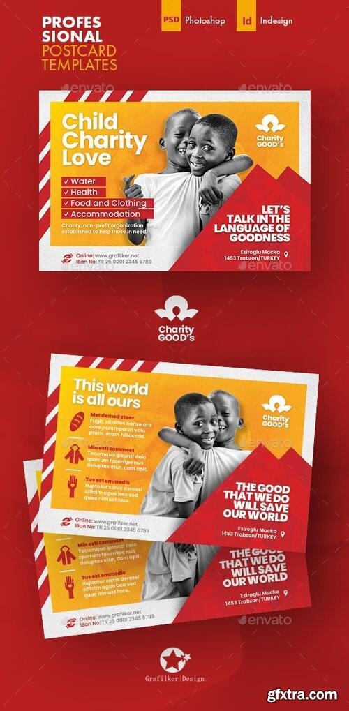 GraphicRiver - Charity Postcard Templates 38761668